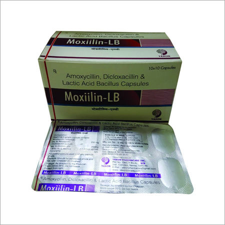 Amoxycillin, Dicloxacillin & Lactic Acid Bacillus Capsules