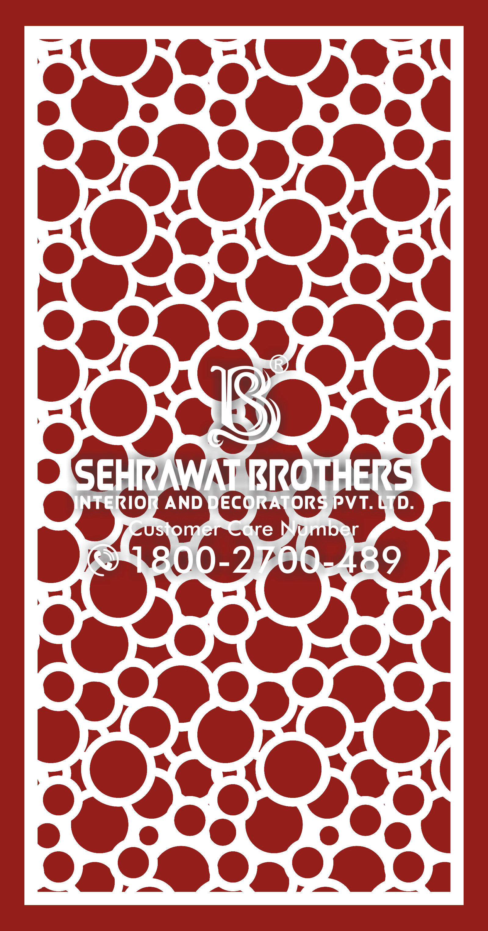 Pvc Jali - 8 X 4 Ft, 6-35 Mm Thick | 100% Waterproof, Termite-proof, Fire Retardant, Recyclable, Green Product For Decorative Partitions And Facades