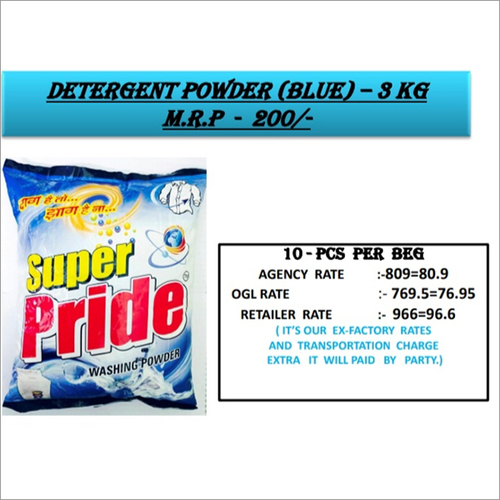 3 KG Blue Detergent Powder