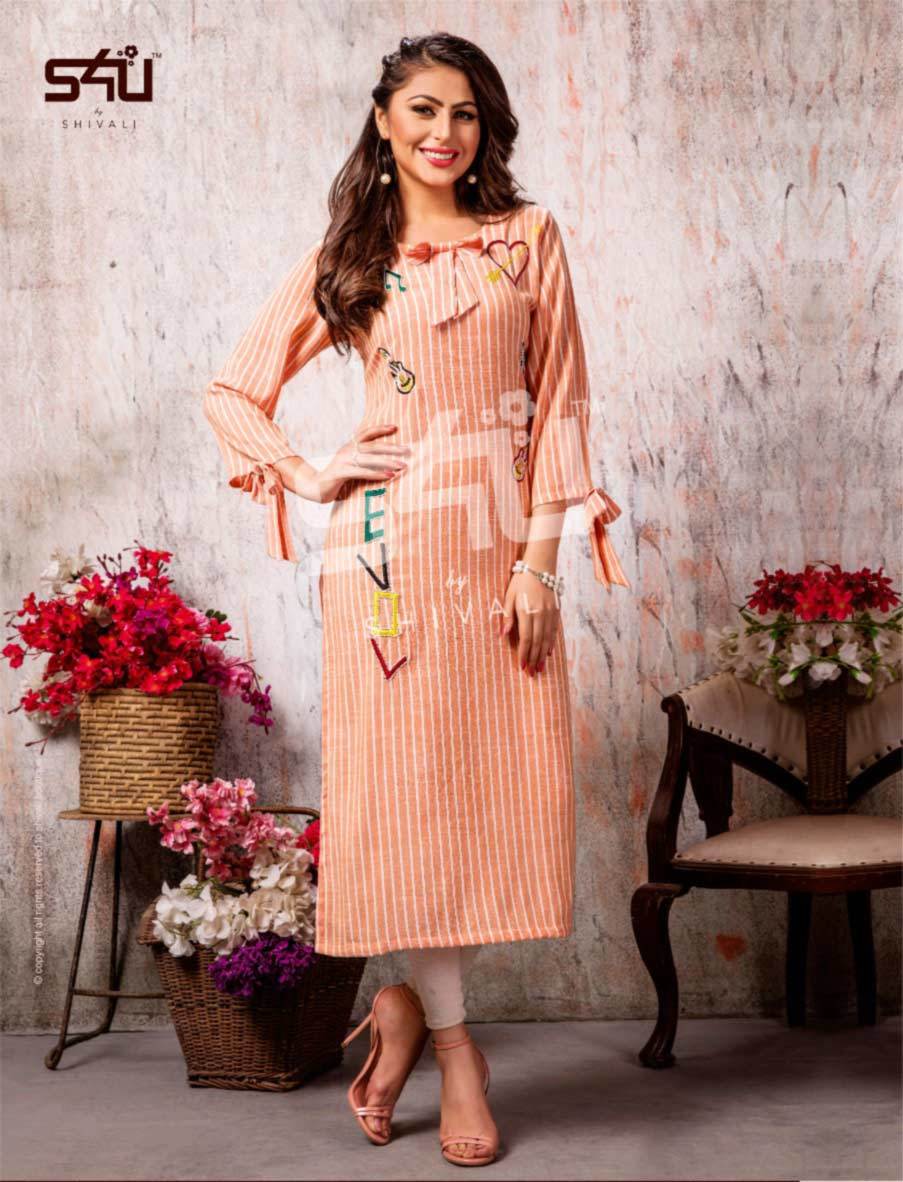 Dry Cleaning Fancy Long Kurti