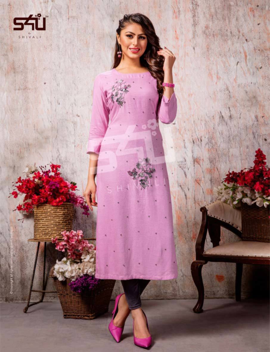 Dry Cleaning Fancy Long Kurti