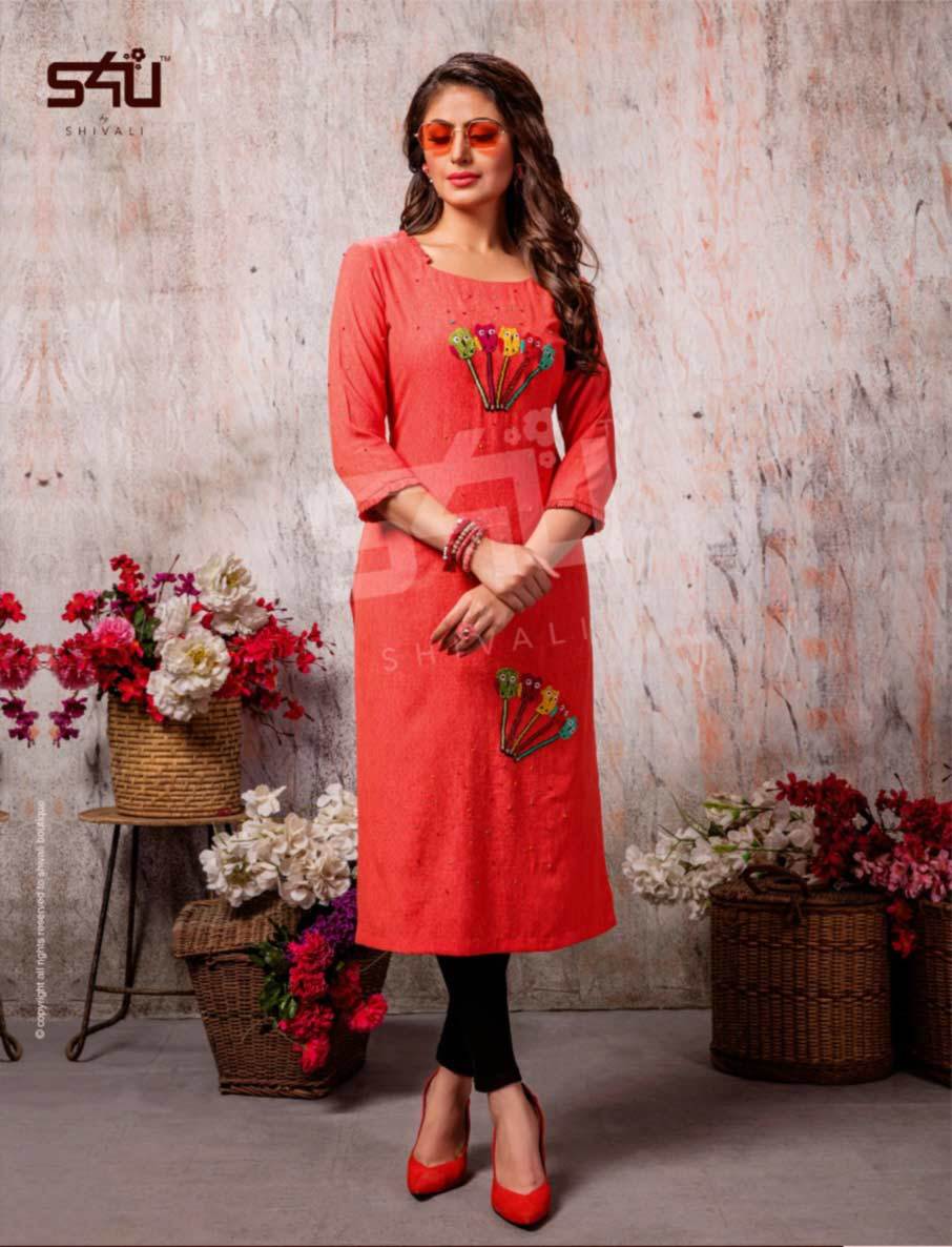 Dry Cleaning Fancy Long Kurti