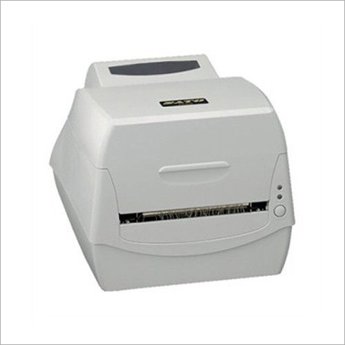 SATO Barcode Printer - Plastic, 273mm (L) x 225mm (W) x 185mm (H), Max. Print Width 4.1in., Max. Print Length 100in., 203 dpi Resolution, 5in/sec Speed | Direct Thermal & Thermal Transfer, Electric Powered