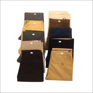 मल्टी मेन्स प्लेन कॉटन ट्राउजर