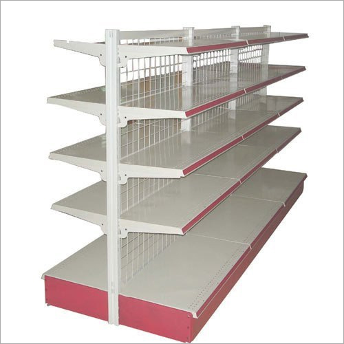 Double Sided Grocery Display Rack