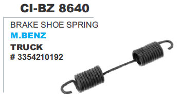 Brake Shoe Spring M Benz Truck