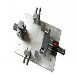 Jig Fixture - Steel 10x10x2 Inches | Powder Coated Finish, 100 lbs Clamping Force, 0.001 Inches Tolerance, 4 Mounting Holes