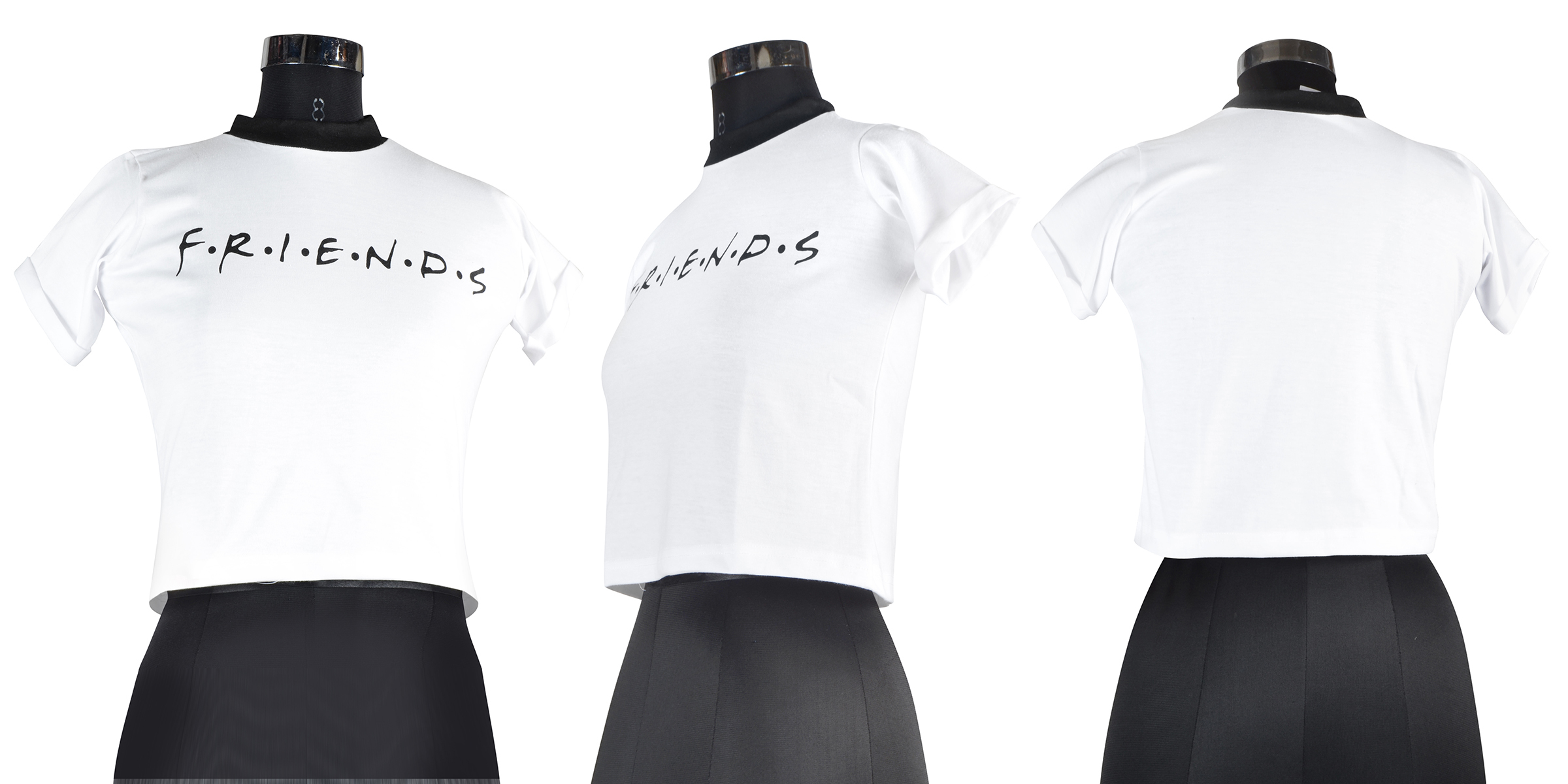 Printed T-shirts - Cotton Blend, Sizes: S, M, L, Xl | O-neck, White Color, Printed Pattern, Short Sleeves For Girls