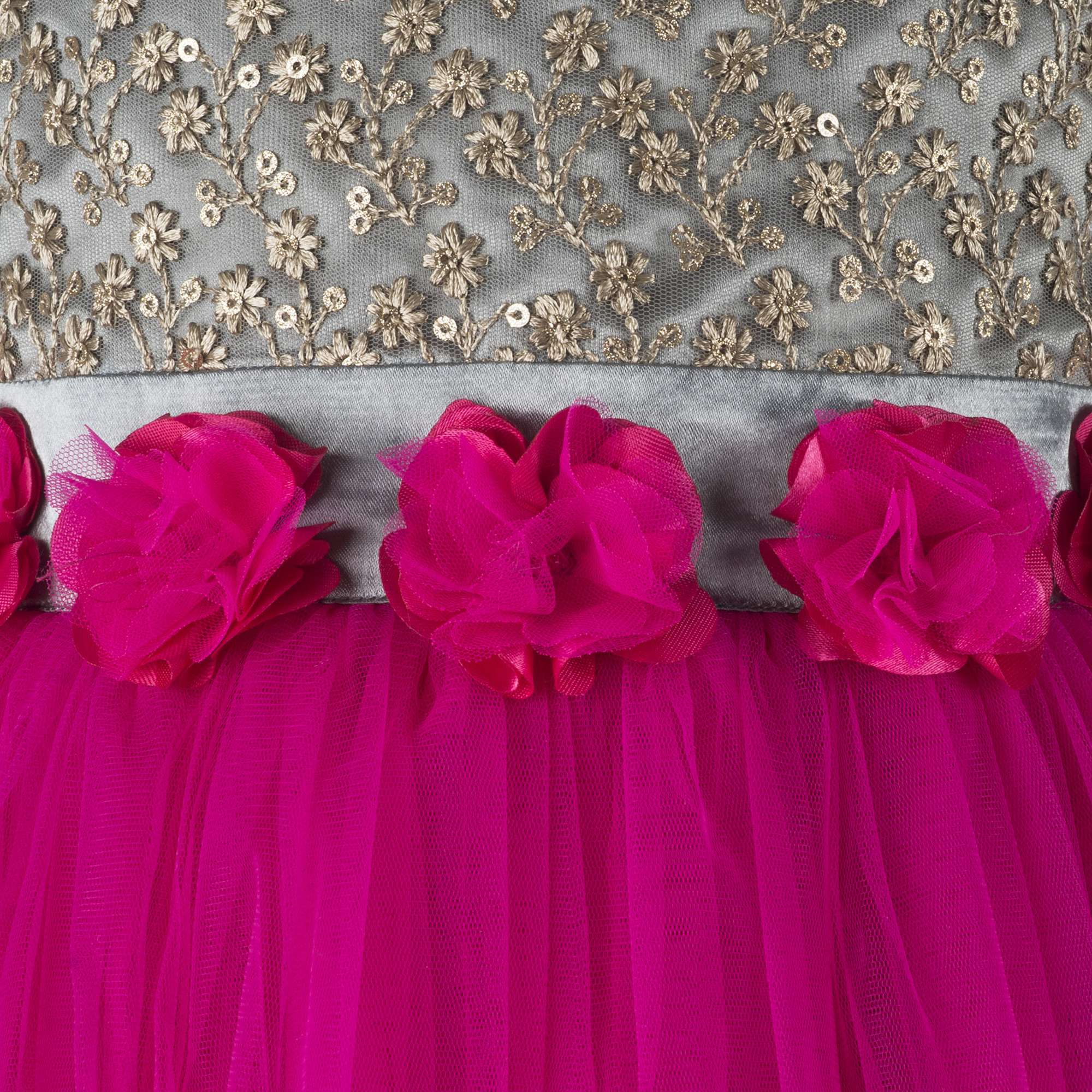 बच्चों का पिंक (गुलाबी) गाउन आयु समूह: 2-12 वर्ष