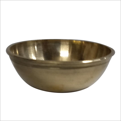 Brass Bowl - 500ml Capacity, 10cm Diameter, Polished Finish | Elegant, Handcrafted, Durable, Easy Clean, Food Safe, Versatile