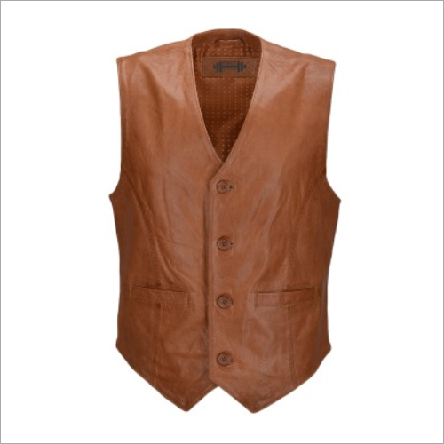 पुरुषों की चमड़े की बनियान