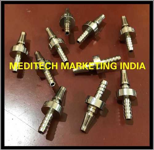SAFETY KEY PLUG - Brass Construction, 300 Grams Weight | Silver Color, Ideal for Hospital Applications, Bulk Purchase Options Available