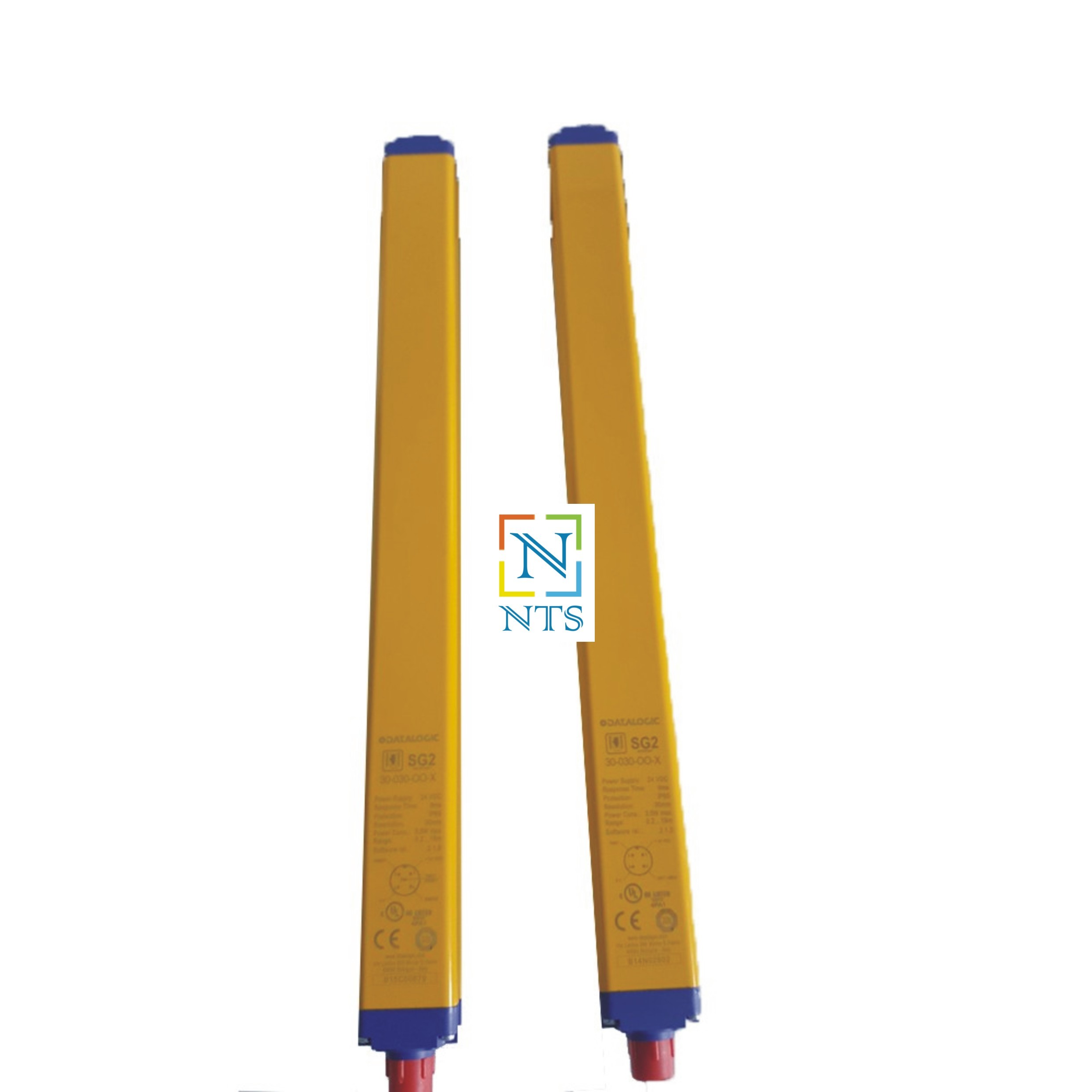 Datalogic Sg2-30-030-oo-x Safety Light Curtain - Metal 300mm Height 24vdc Pl D Ip65 Protection | 16 Beams 19m Sensing Range Auto-restart