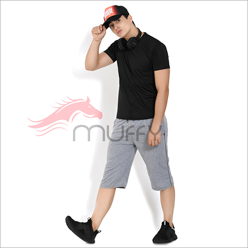 Mens Plain Shorts - Color: Grey