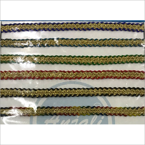 गोल्डन डबल साइडेड ज़री लेस