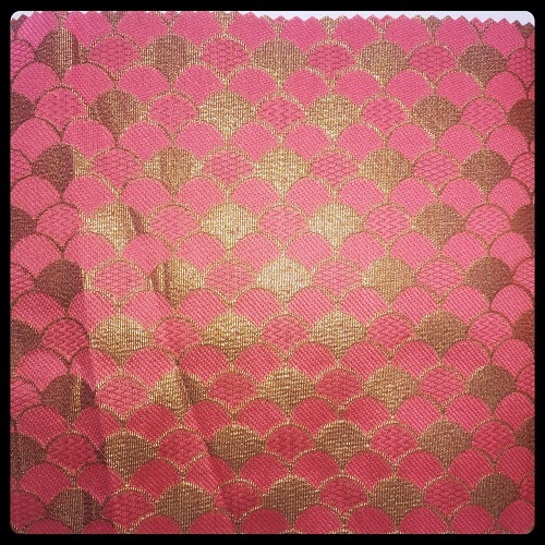 Shinny Jacquard Fabric