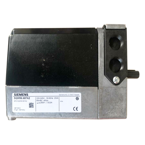 Siemens Servo Motor SQM56.687A2 - New Industrial Grade Motor, Black Color for High-Performance Applications