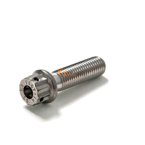 12-Point Flange Bolts - 1.5 Inch, Grade 12.8 | Stainless Steel, High Tensile Strength 170,000 psi, Class 3A Thread Fit