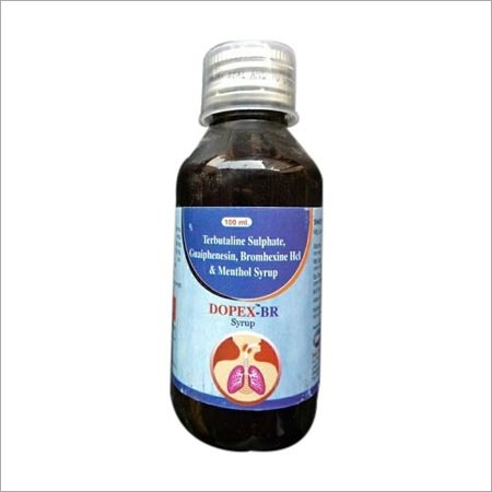 Terbutaline Sulphate Guaiphenesin Bromhexine HCL And Menthol Syrup