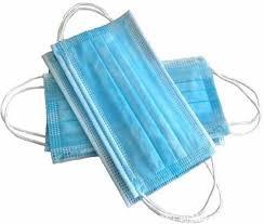 Blue 3 Layer Face Mask
