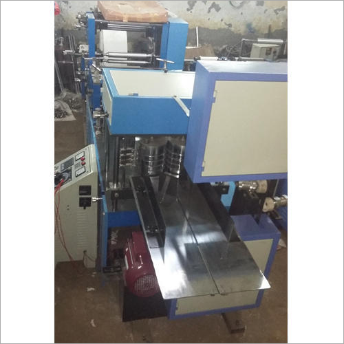 Automatic Napkin Making Machine - MS Material, 220V Voltage | 1 Year Warranty, Computerized Operation