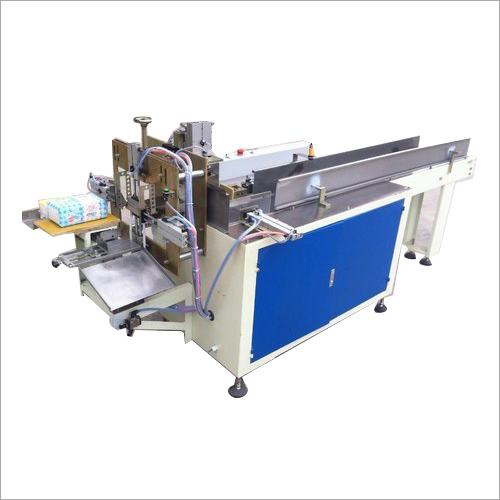 Ms Semi Automatic Napkin Packing Making Machine