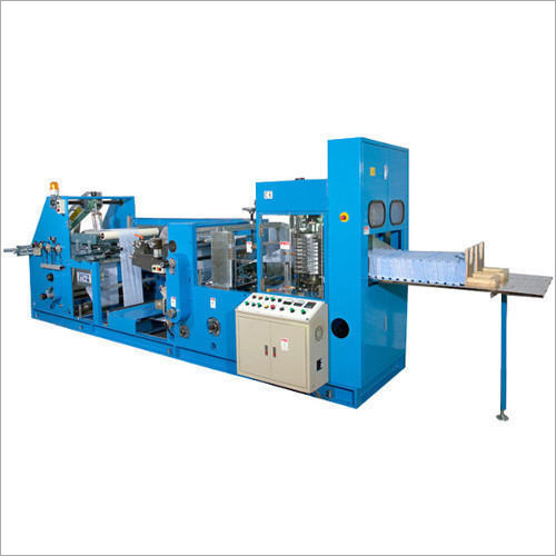 Paper Napkin Making Machine - MS Material, 220 Voltage | Computerized Operation, 1 Year Warranty