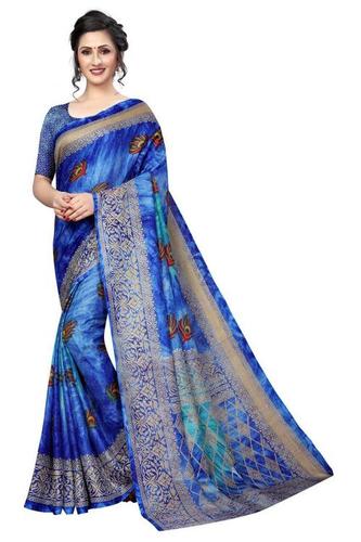 Multy Printed  Prism Silk  Saree