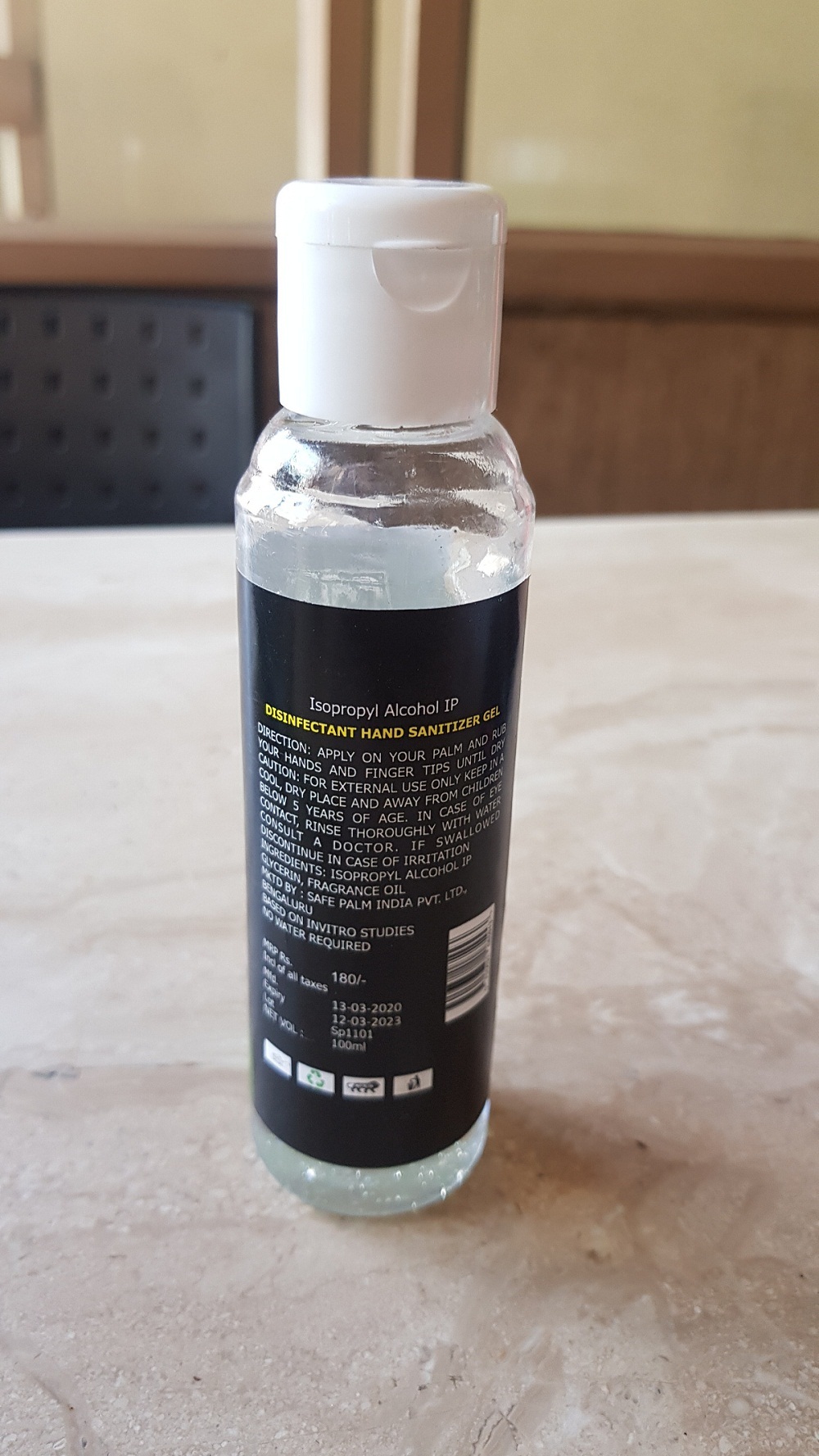 Hand Sanitizer - Gel & Liquid Formats, 70% Alcohol, 100ml Size | Portable, Lemon Fresh Scent, Convenient, Easy Use, Kills Germs