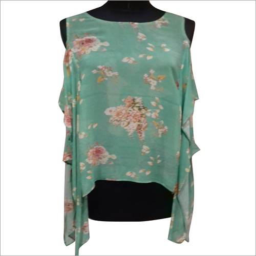 Ladies Sleeveless Fashionable Top - Cotton Blend, Sizes S/M/L, Printed Pattern, Lightweight, Shrink & Wrinkle Resistant, Colorfastness, Skin-Friendly