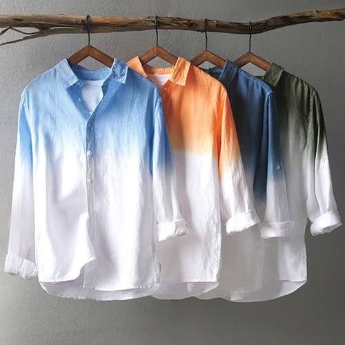 GRADIENT PLAIN COTTON SHIRTING FABRICS
