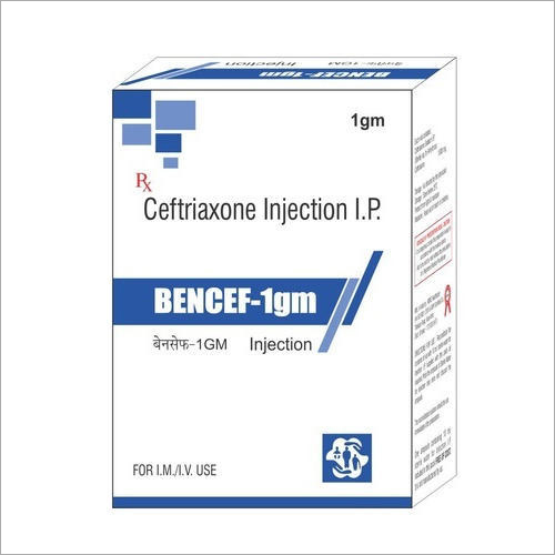 Liquid 1Gm Ceftriaxone Injection Ip