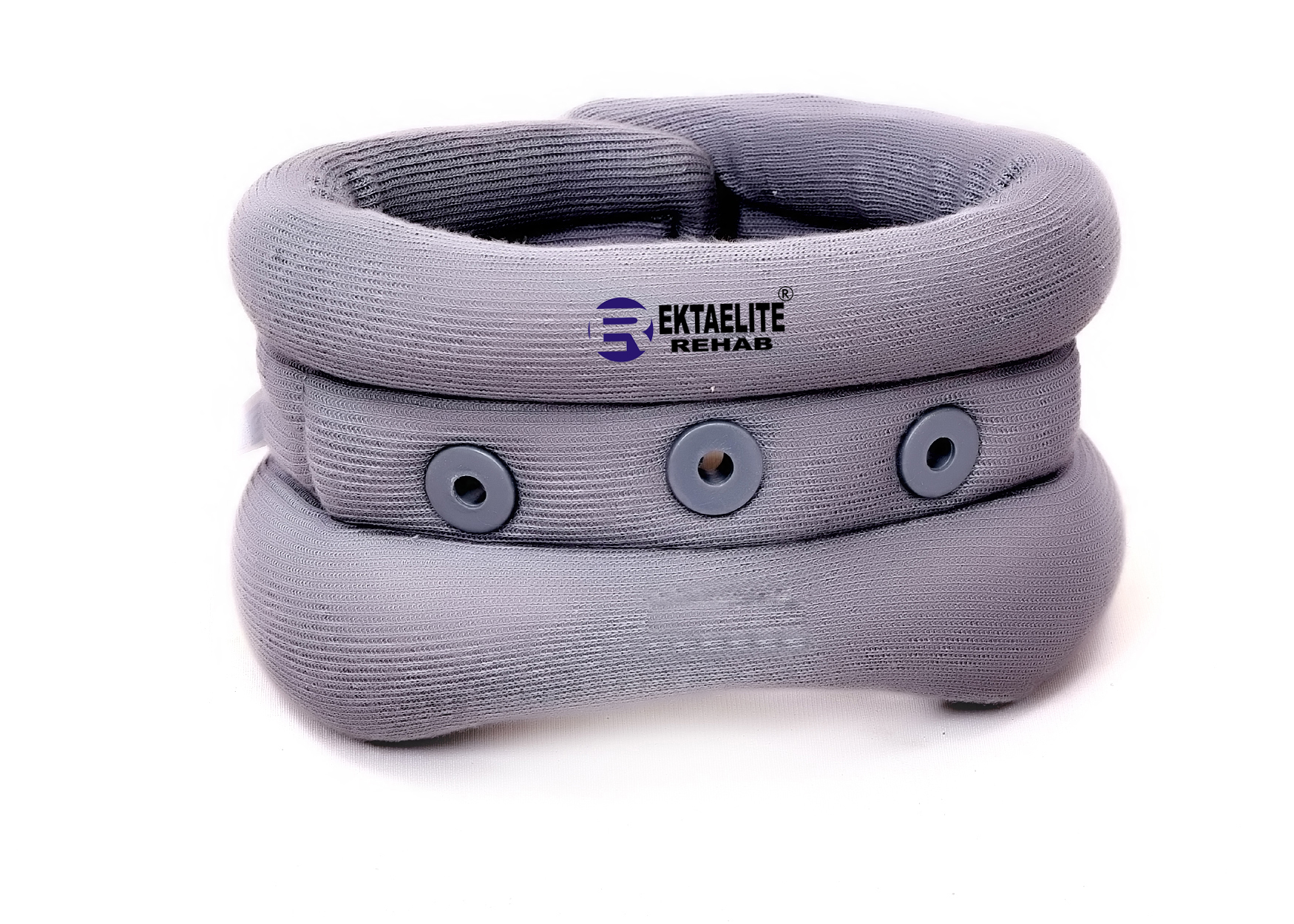 Soft Cervical Collar With Eyelet - Portable And Foldable Neck Support Device | Emergency Use, Hospital And Personal Application