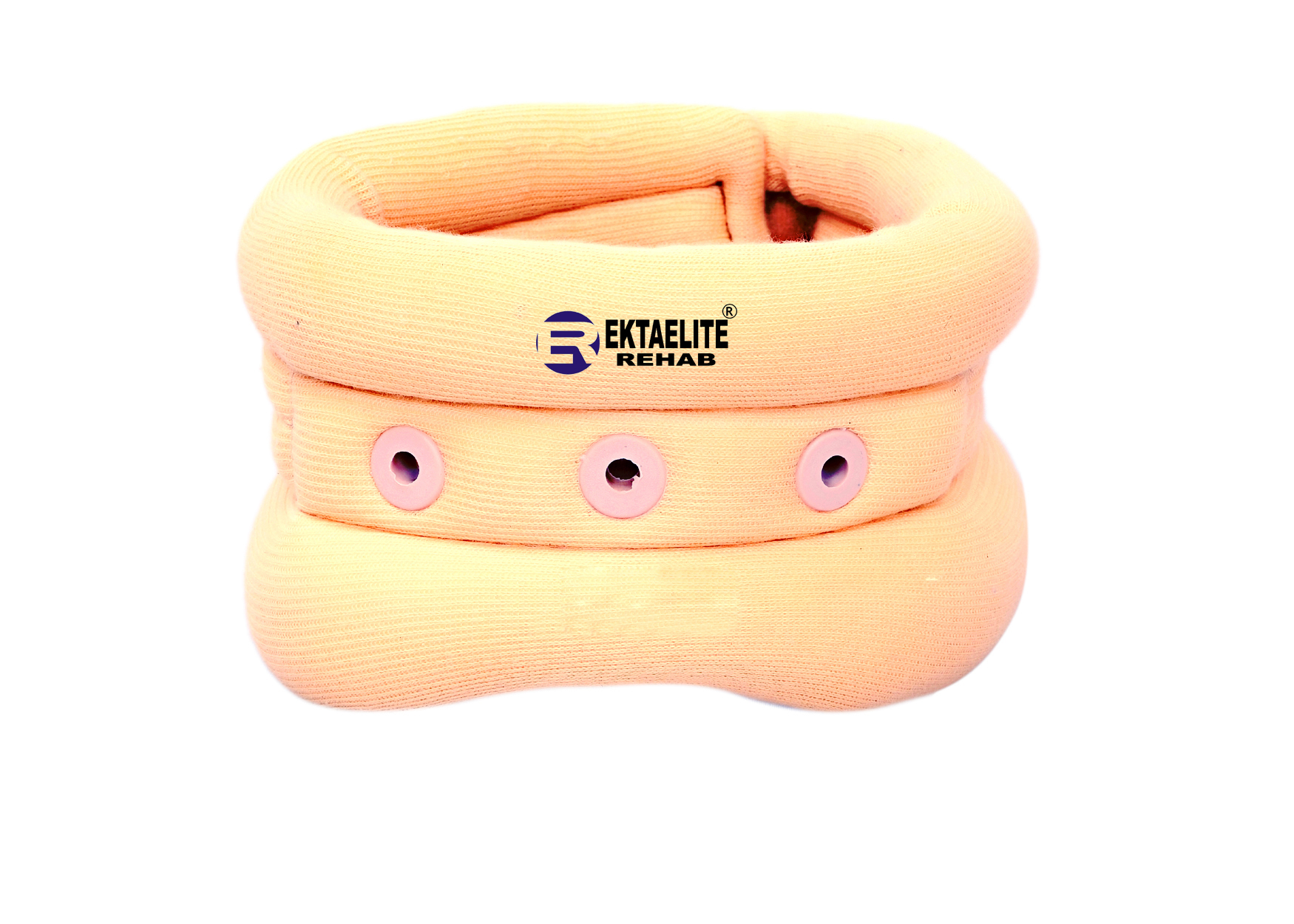 Soft Cervical Collar With Eyelet - Portable And Foldable Neck Support Device | Emergency Use, Hospital And Personal Application