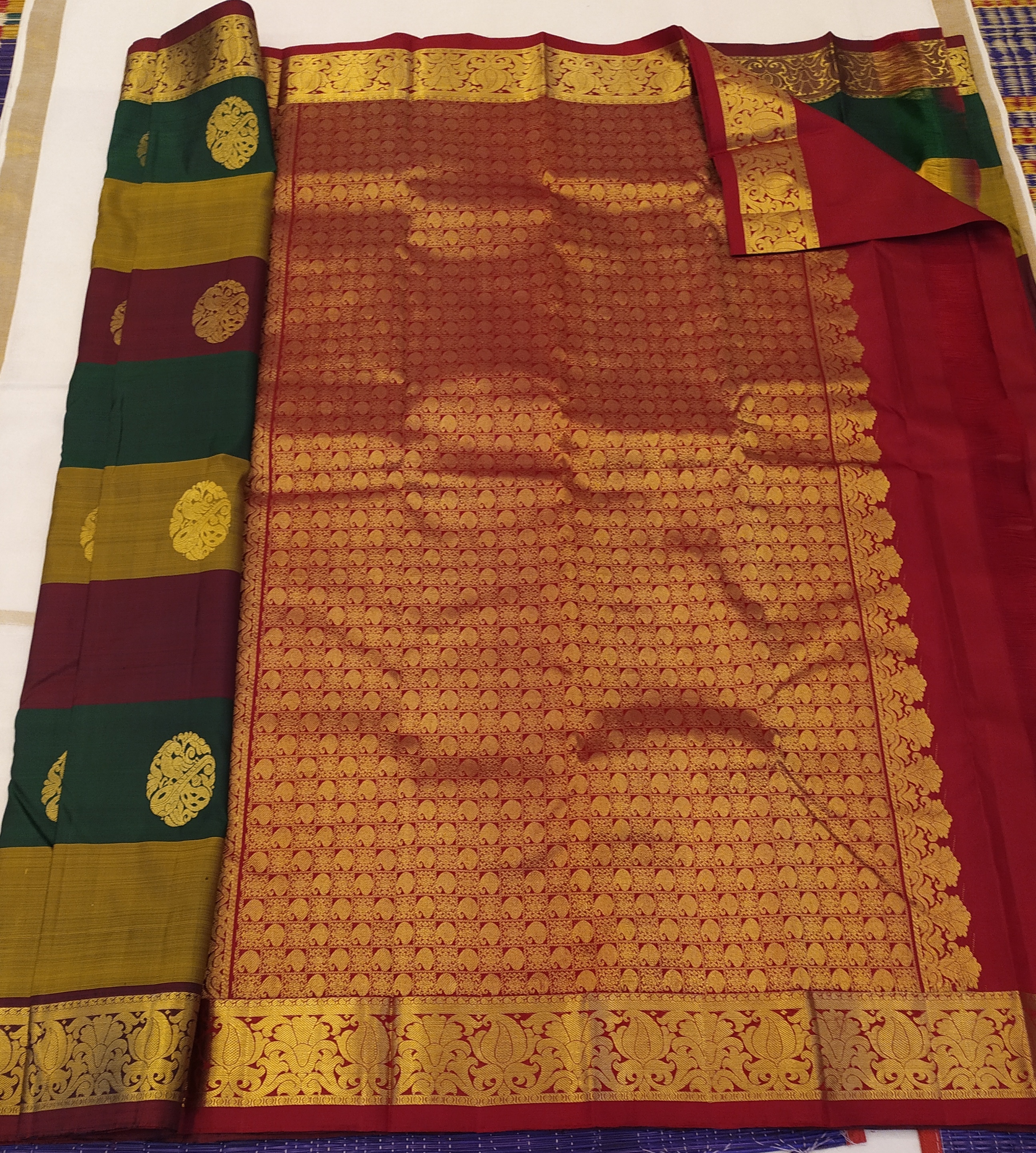 Available In Multicolour Evergreen Bridal Silk Sarees