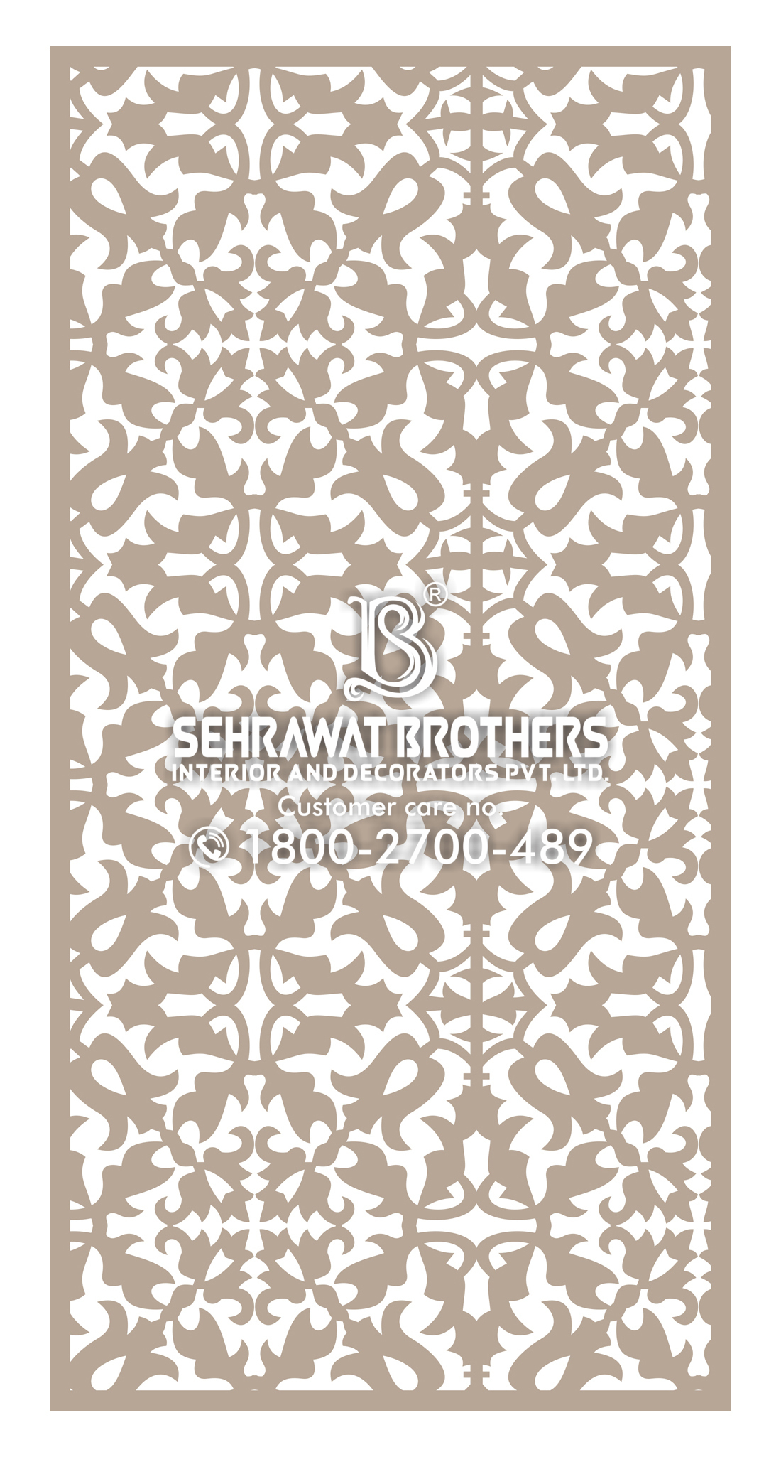 Pvc Jali - 8x4 Ft, 6-35 Mm Thickness | 100% Waterproof, Termite-proof, Fire Retardant, Decorative Versatility For Stylish Interiors