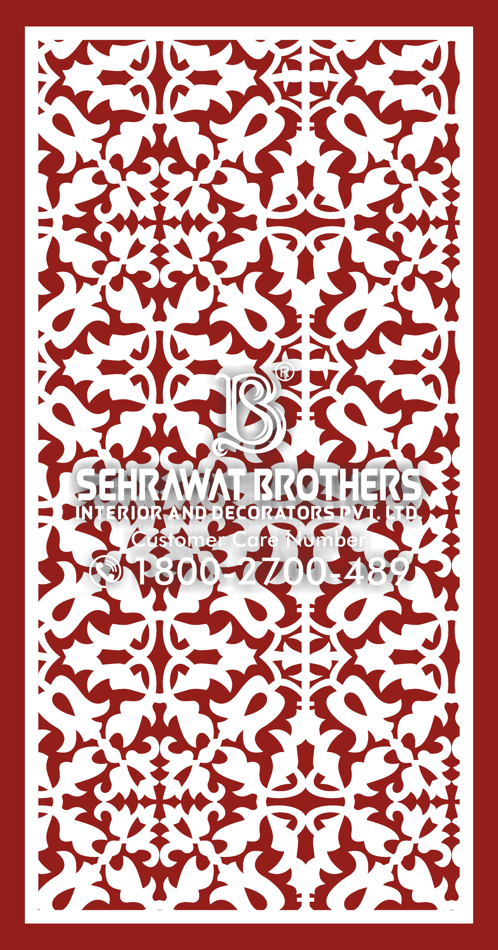 Pvc Jali - 8x4 Ft, 6-35 Mm Thickness | 100% Waterproof, Termite-proof, Fire Retardant, Decorative Versatility For Stylish Interiors