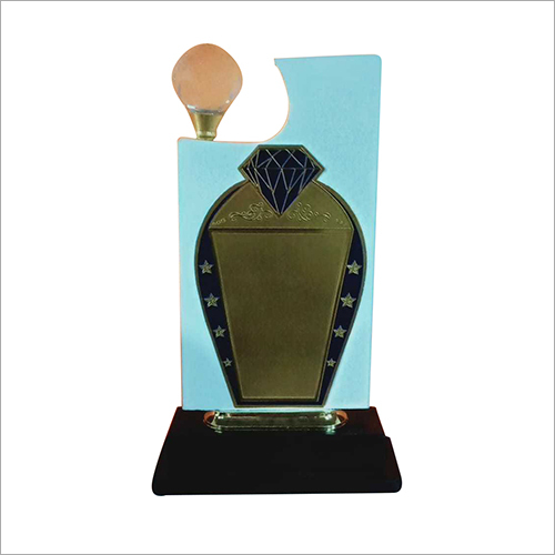 Golden Award Shield - Customizable Design, Various Sizes and Colors | Lightweight, Eye-Catching Trophy for School, College, and Corporate Events