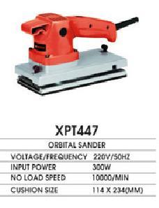 Orbital Sander - 220V/50Hz, 300W Input Power , 10000/min No Load Speed, Red Finish, 114 x 234 mm Cushion Size