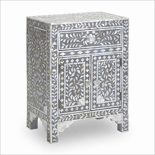 Rectangular Bone Inlay Chest Drawer