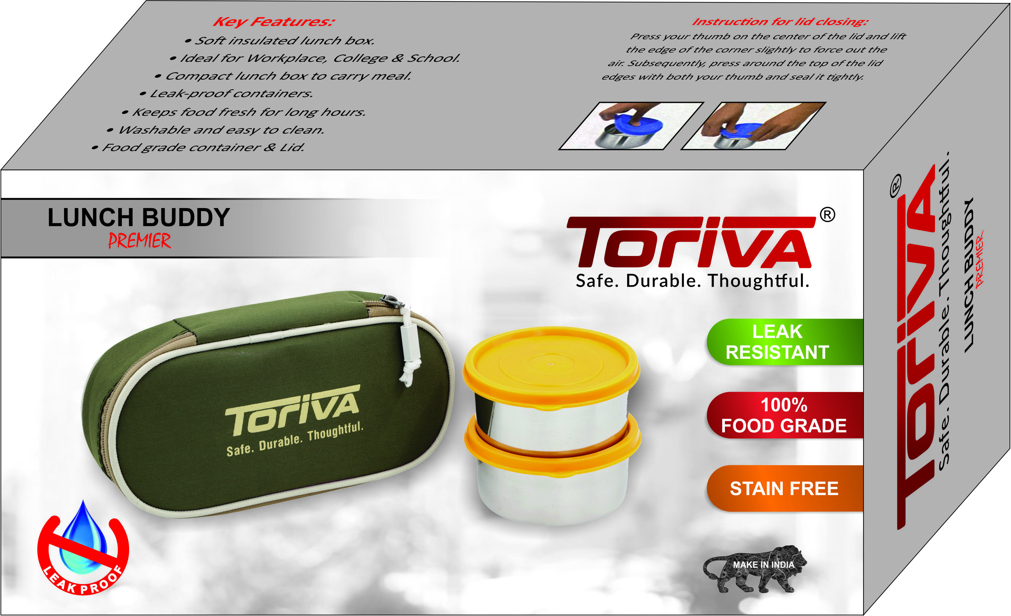 Different Available Toriva Lunch Buddy Executive