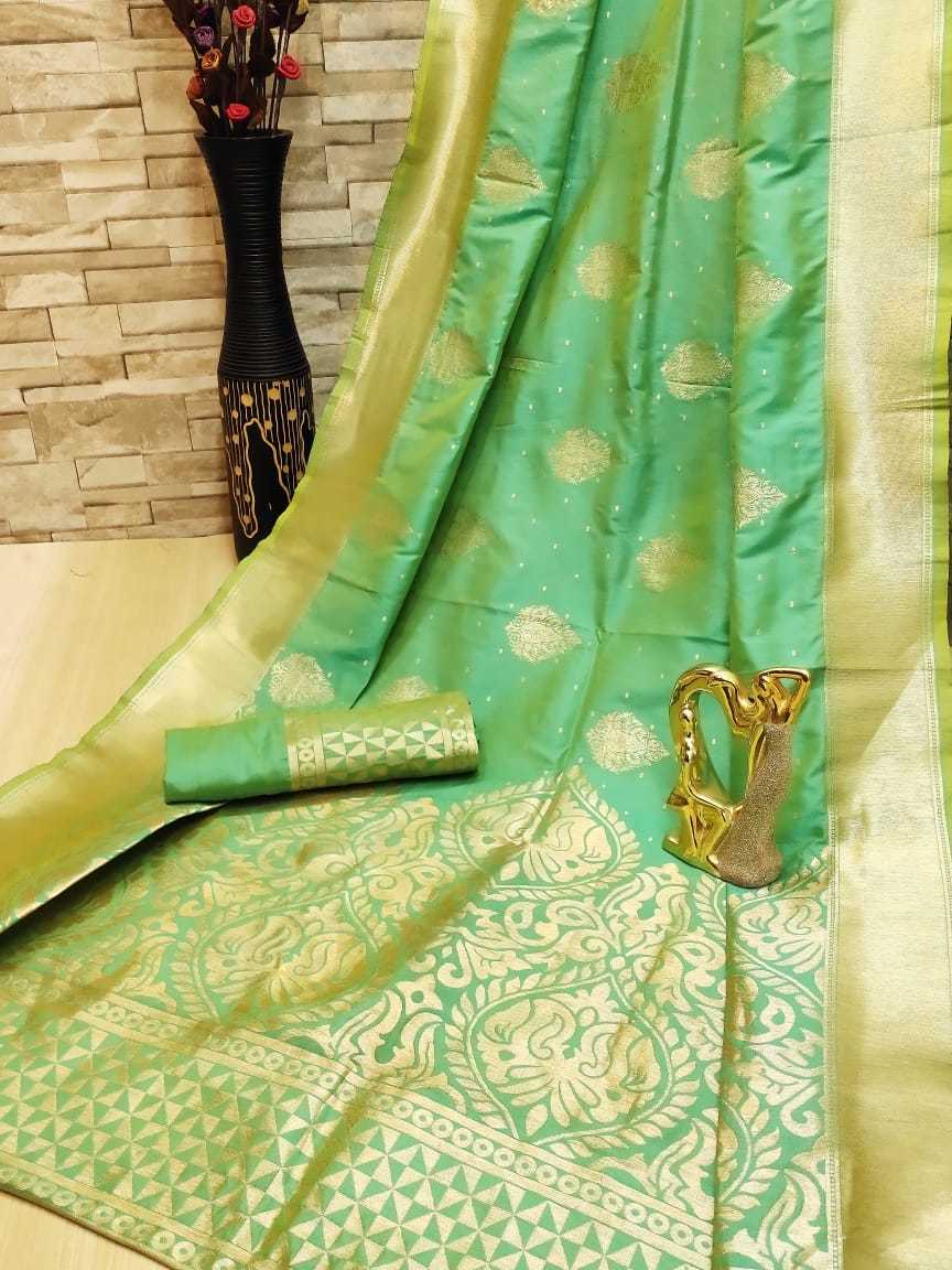 Silk Sarees - Banarasi Silk With Pure Zari Work & Running Blouse (6.3 Mtrs) | Multi Color, Festive Style, Rich Zari Weaving