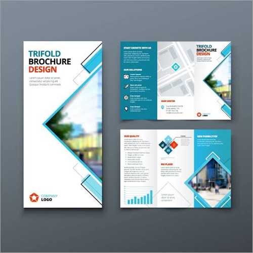 Printed Brochure - Paper Material, Various Sizes Available, Customizable Designs & Colors | Vibrant Double-sided Printing For Advertising