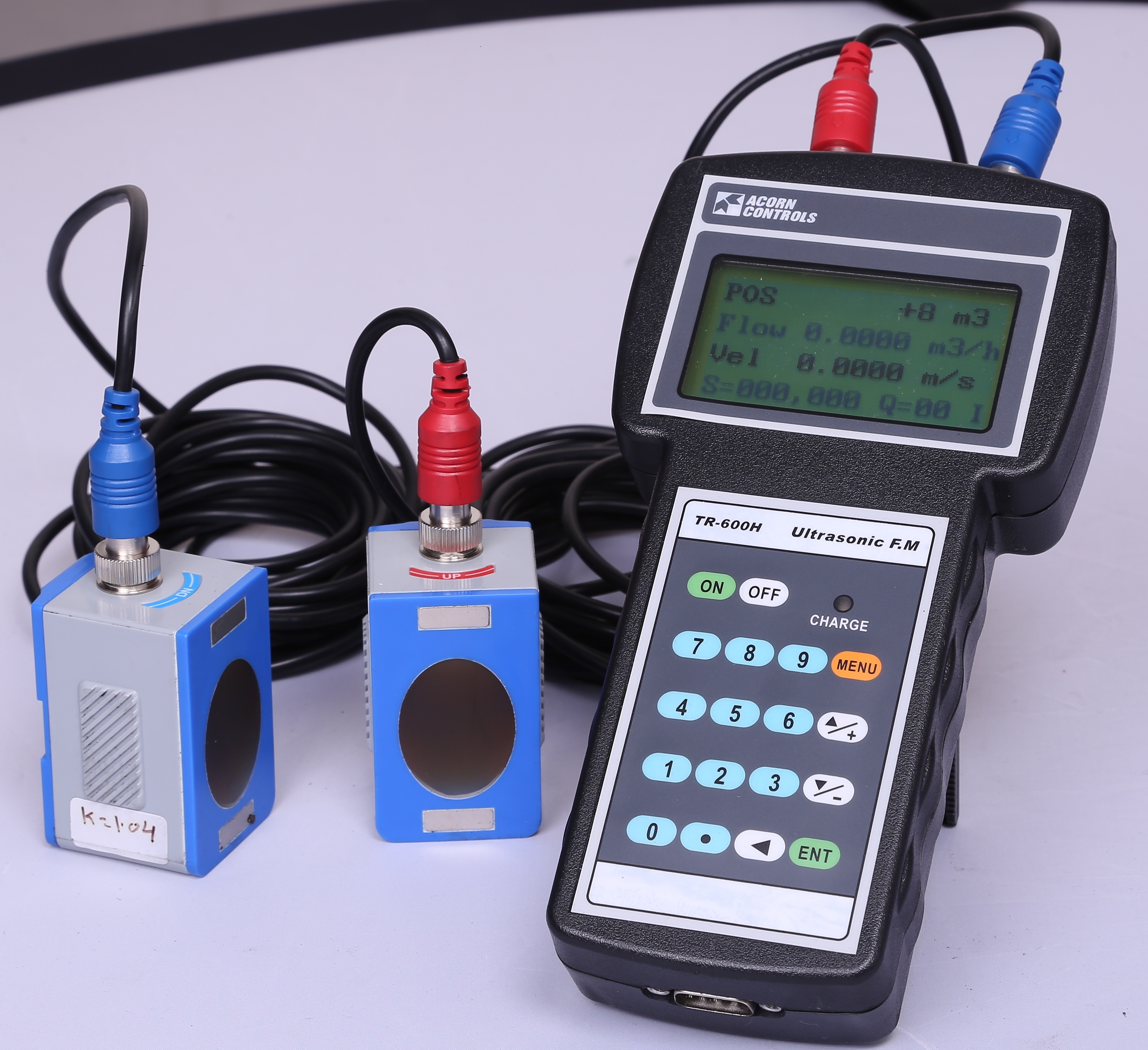 Hand Held Ultrasonic Flow Meter - Portable Design , Accurate Measurement Tool For Liquids And Gases