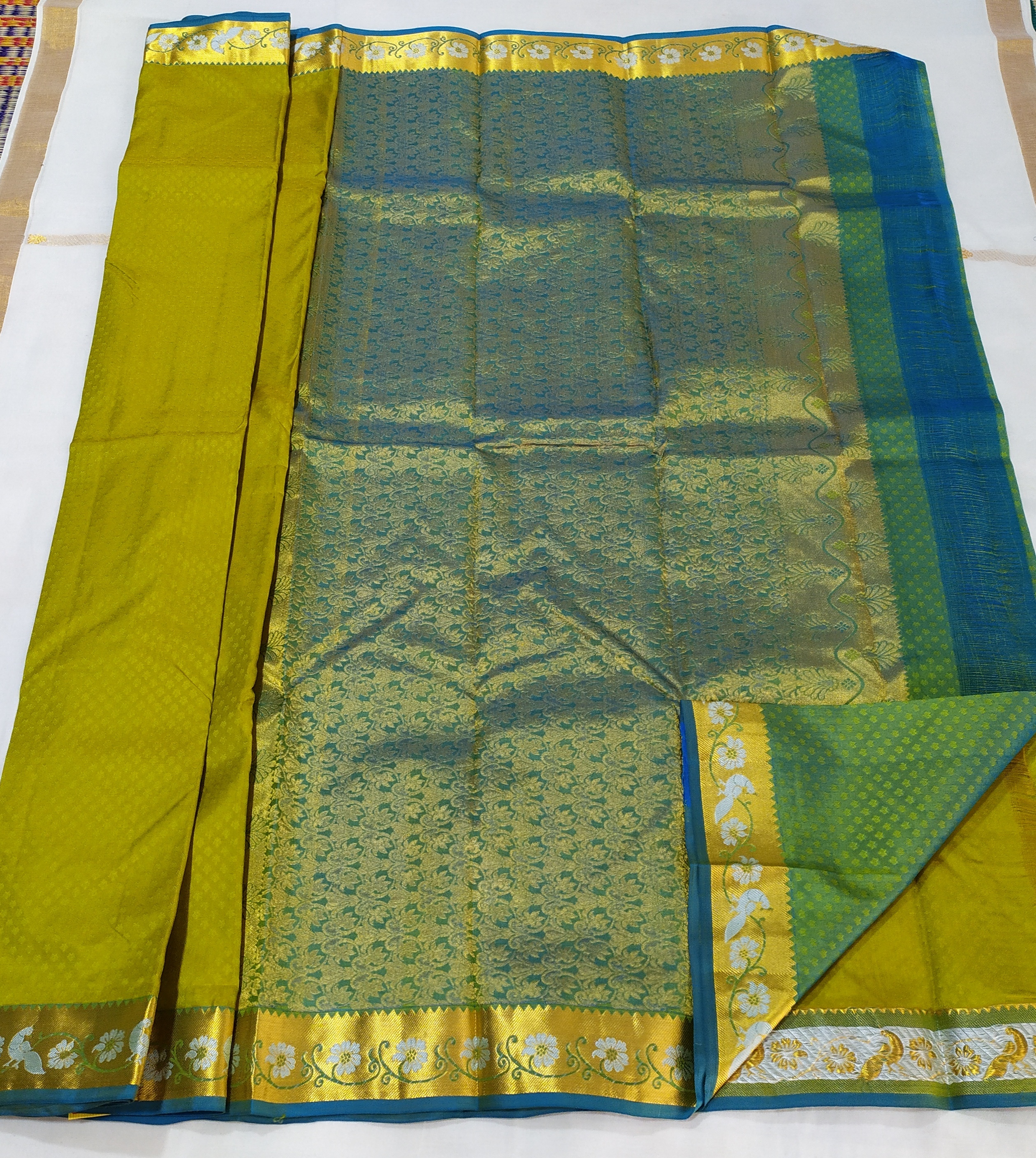 Available In Multicolour Pure Silk Little Border Sarees