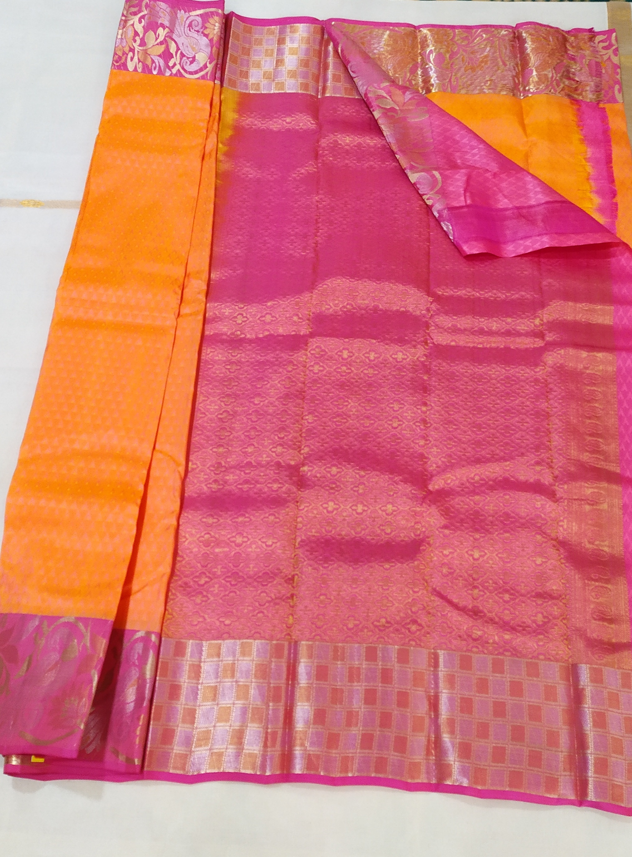 Available In Multicolour Pure Silk Wide Border Silk Sarees