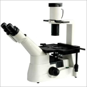 Inverted Microscope - Metal, 40x-1000x Magnification | Mechanical Stage, LED Illumination, Abbe Condenser, WF10x Eyepiece