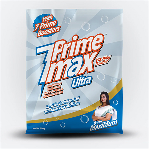 7prime Max Ultra Washing Powder - 500 Gm Eco-friendly Detergent For Apparel Soft Water Use Hand Wash At Normal Temperature