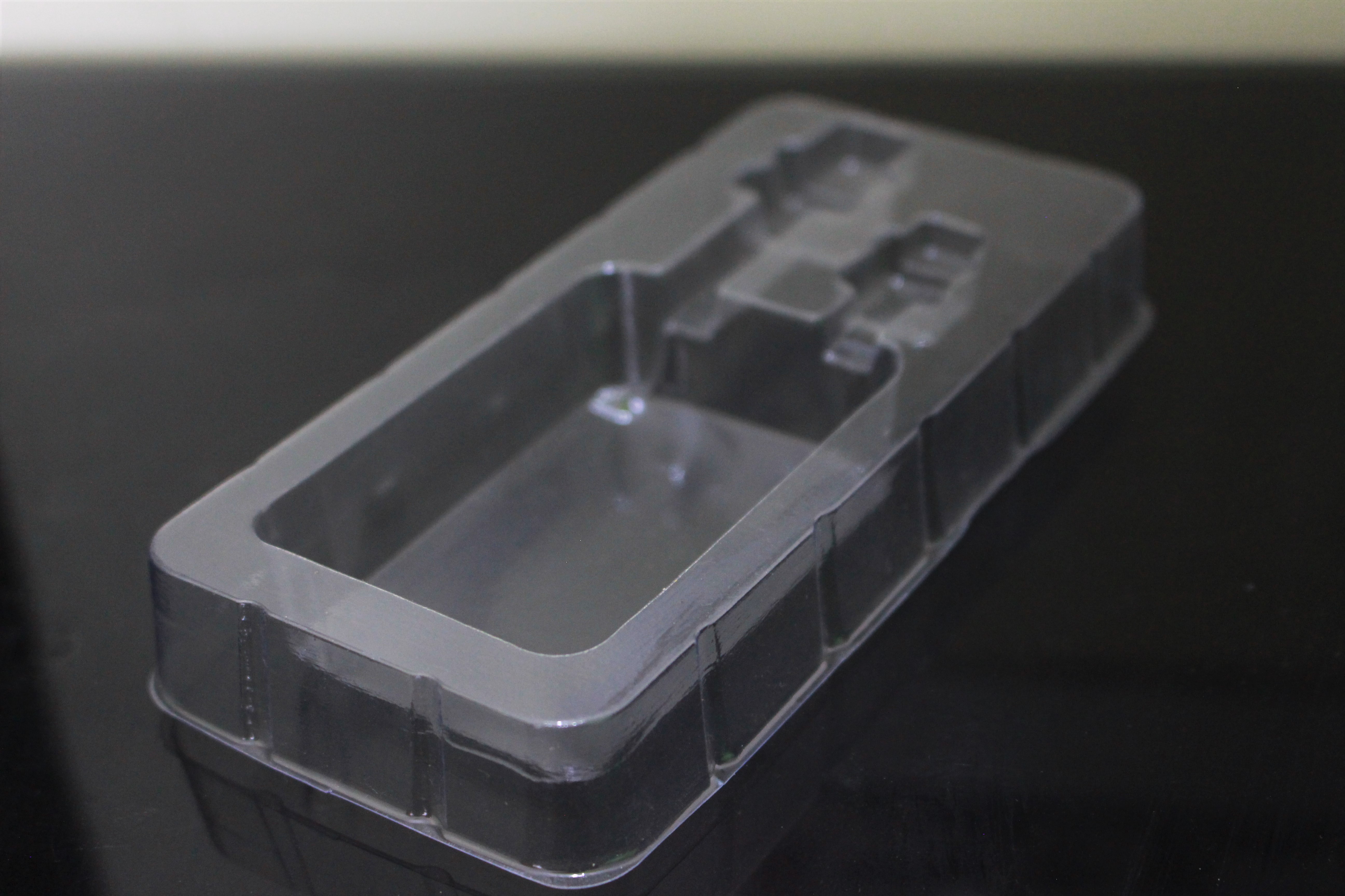 Usb Cable Tray Blister - Pvc, Rectangular Shape With Smooth Edges | Transparent Design For Clear Visibility