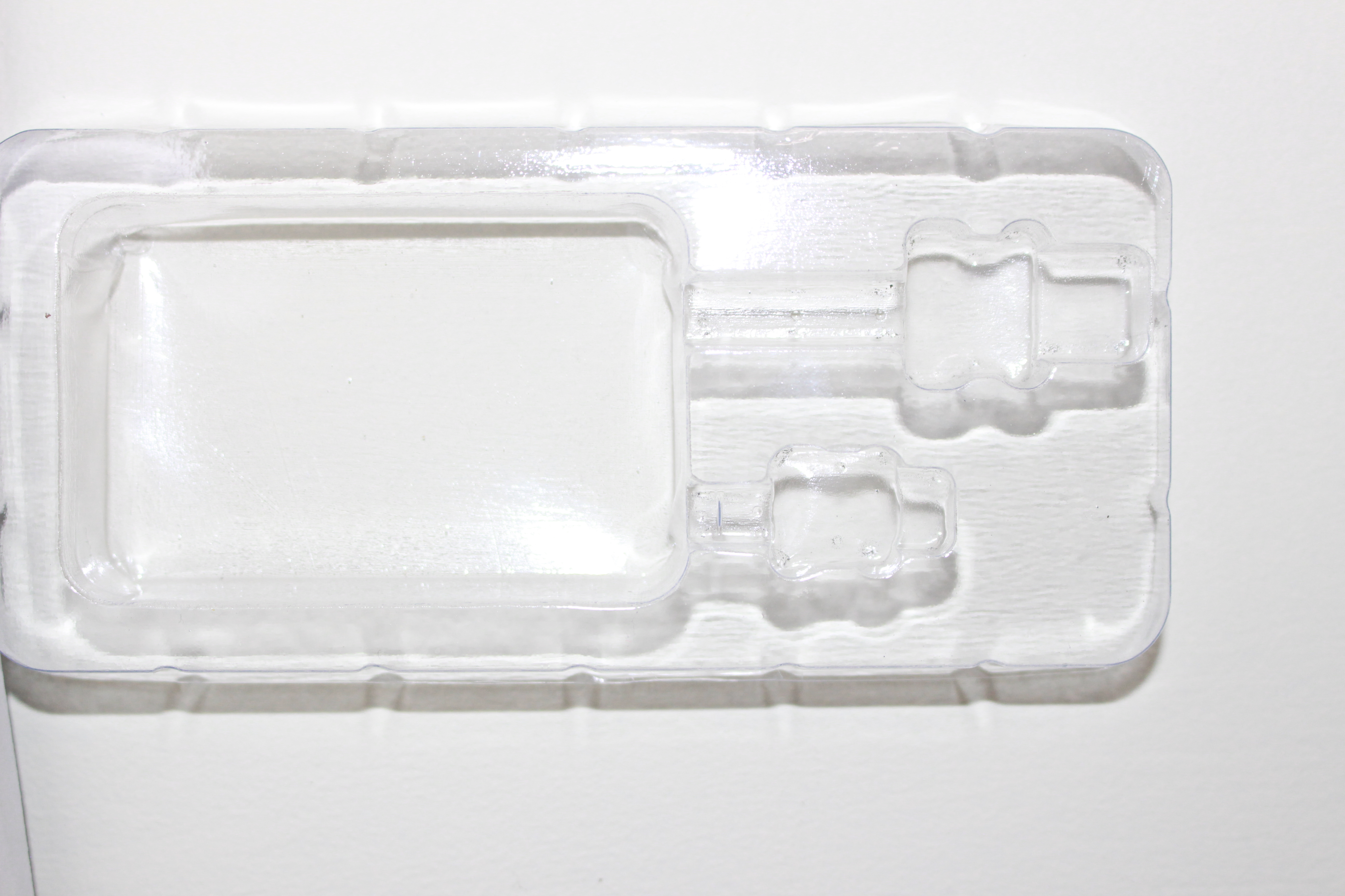 Usb Cable Tray Blister - Pvc, Rectangular Shape With Smooth Edges | Transparent Design For Clear Visibility